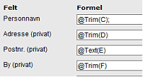 Image:Importer dine forretningsforbindelser fra Excel